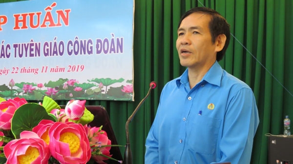 50 can bo cong doan du tap huan nghiep vu ve tuyen giao cong doan tien giang