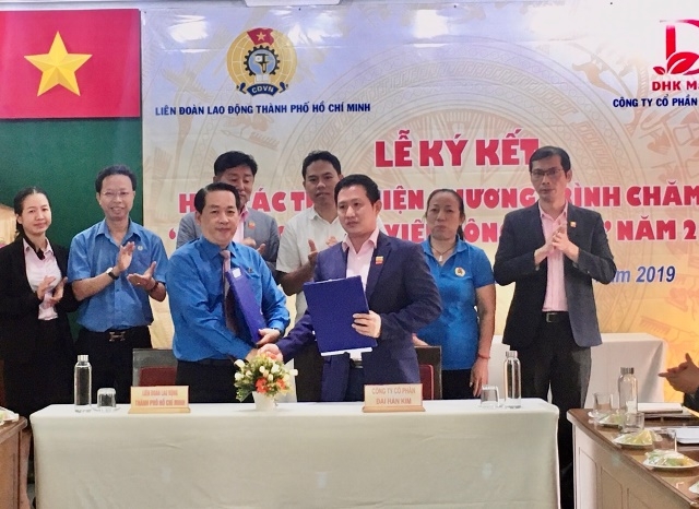 ky ket chuong trinh phuc loi doan vien voi doanh nghiep cung cap suat an cong nghiep