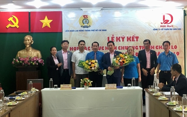 ky ket chuong trinh phuc loi doan vien voi doanh nghiep cung cap suat an cong nghiep