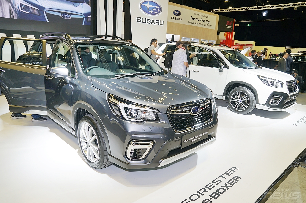 Cận cảnh xe 'lai' Subaru Forester e-Boxer can canh xe lai subaru forester e boxer
