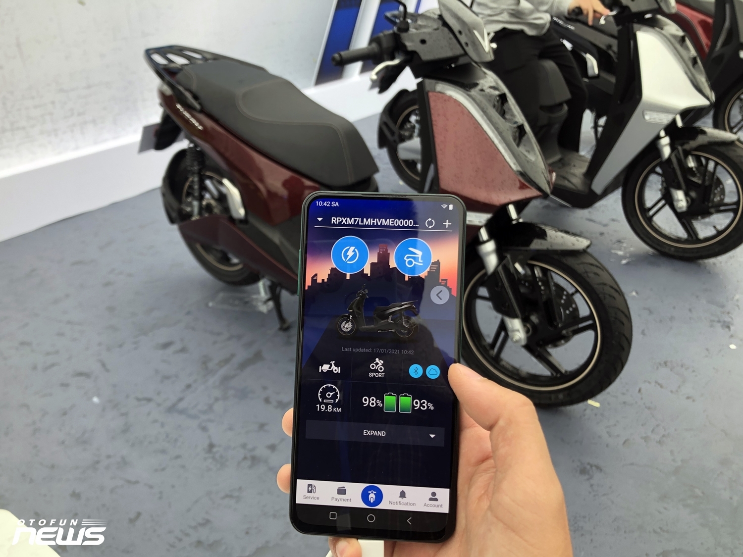 Chi tiết xe máy điện VinFast Theon vừa ra mắt