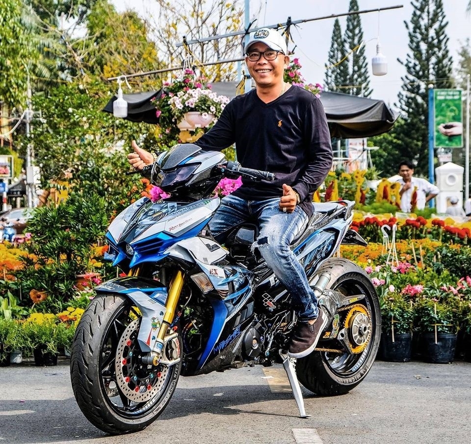 Ngắm Yamaha Exciter độ phong cách Kawasaki H2 hơn 300 triệu ngam yamaha exciter do phong cach kawasaki h2 hon 300 trieu cuc ky ham ho cua biker can tho