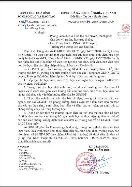 cac tinh tay bac tiep tuc cho hoc sinh sinh vien nghi hoc phong chong dich covid 19