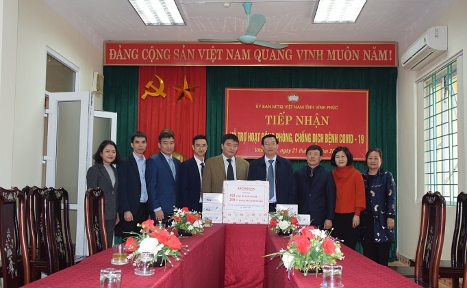 Honda Việt Nam chung sức đẩy lùi dịch bệnh Covid-19 tại Vĩnh Phúc honda viet nam chung suc day lui dich benh covid 19 tai vinh phuc