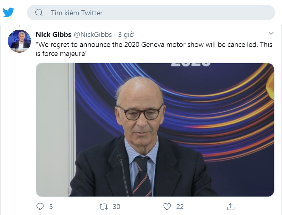 Triển lãm Geneva Motor Show 2020 chính thức bị hủy do virus Covid-19 trien lam geneva motor show 2020 chinh thuc bi huy do virus covid 19
