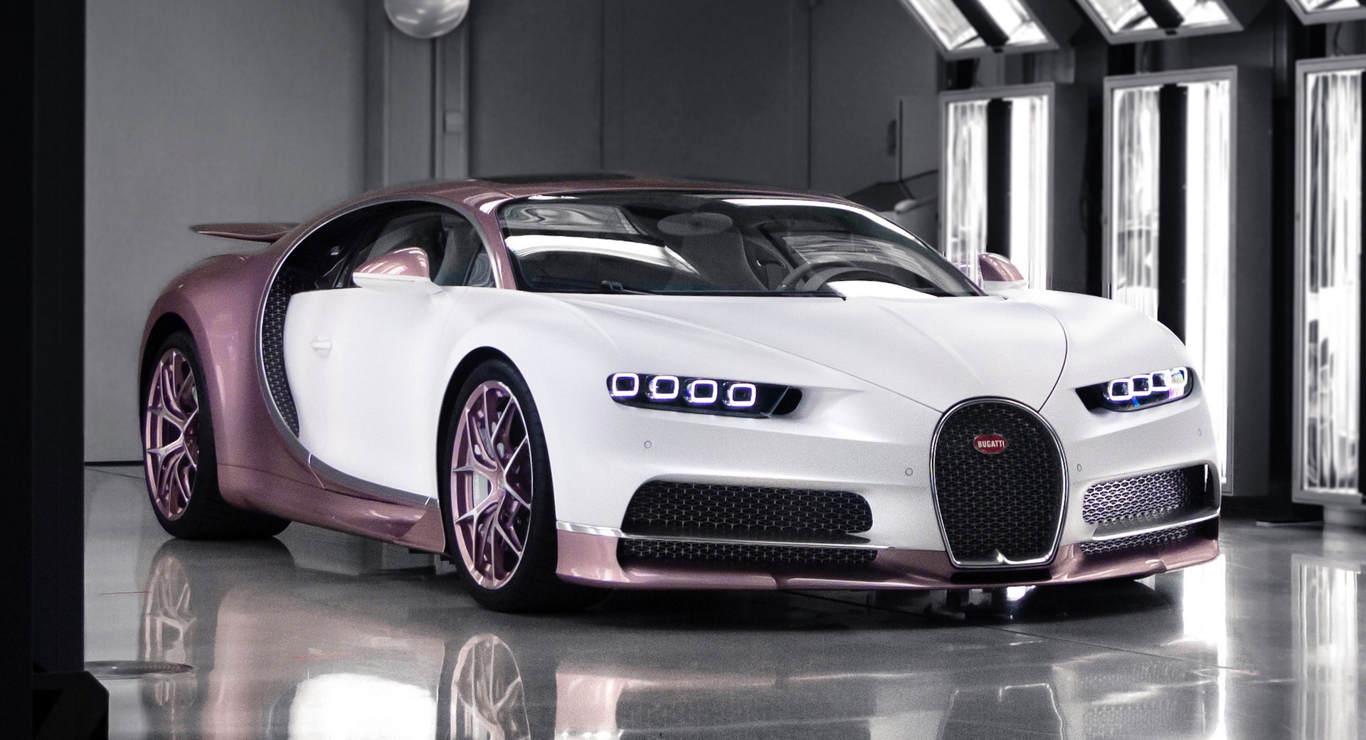 Chi hơn 3,5 triệu đô mua Bugatti Chiron Sport hồng độc nhất vô nhị nhân ngày Valentine Chi hơn 3,5 triệu đô mua Bugatti Chiron Sport hồng độc nhất vô nhị nhân ngày Valentine