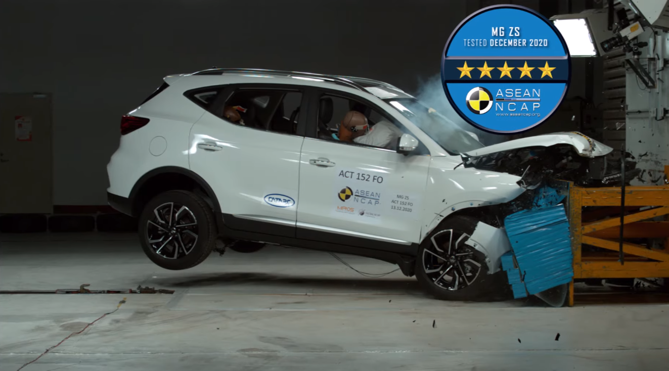 MG ZS tại Việt Nam đạt an toàn 5 sao ASEAN NCAP MG ZS tại Việt Nam đạt an toàn 5 sao ASEAN NCAP