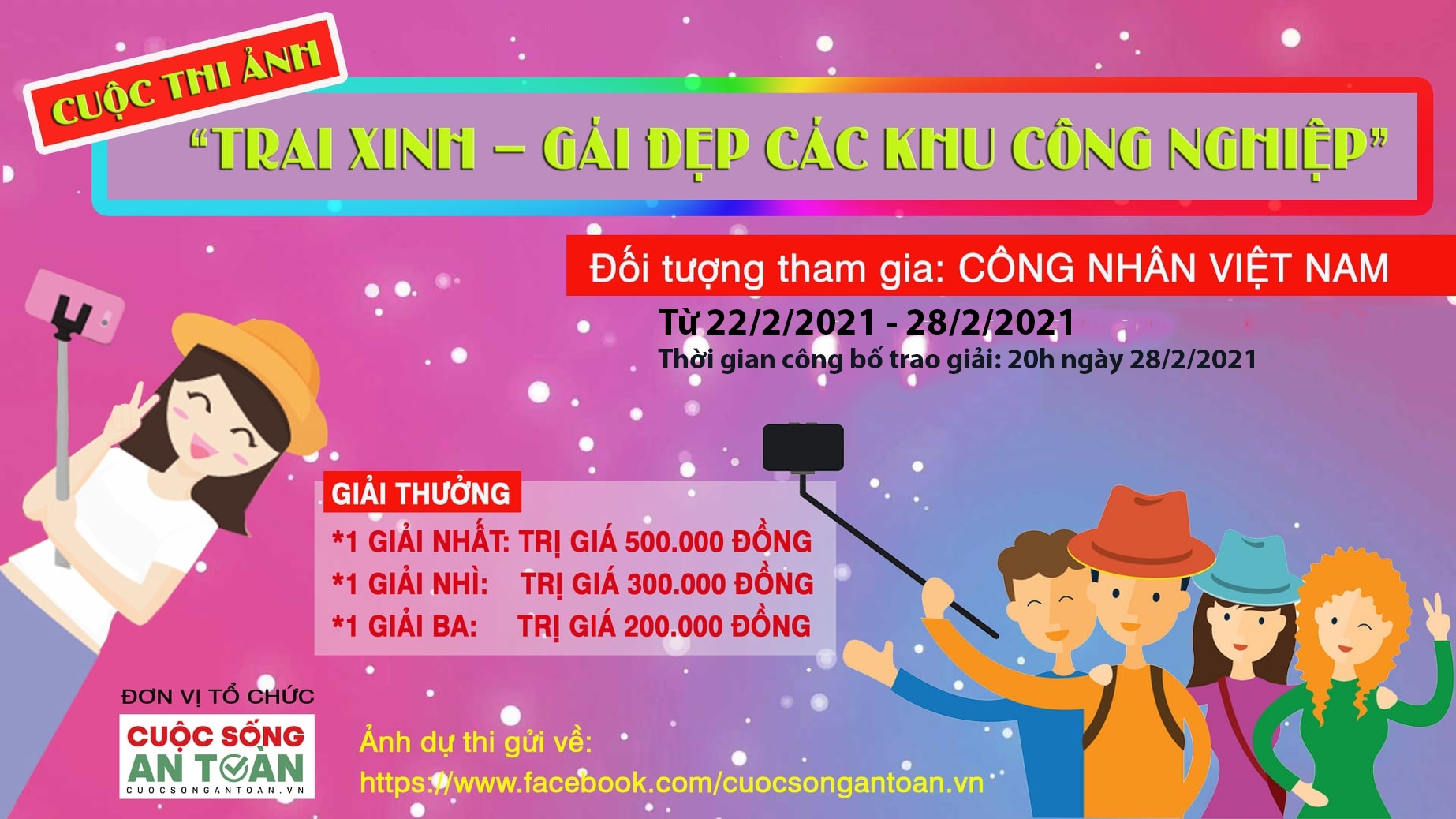 Cập nhật cuộc thi ảnh “Trai xinh – Gái đẹp các khu công nghiệp” từ ngày 22 – 28/2 Cập nhật cuộc thi ảnh “Trai xinh – Gái đẹp các khu công nghiệp” từ ngày 22 – 28/2