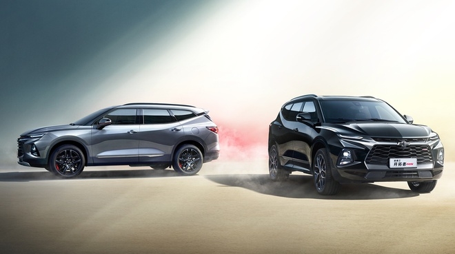 an tuong khoang noi that chevrolet blazer 2021 moi tiet lo gan day