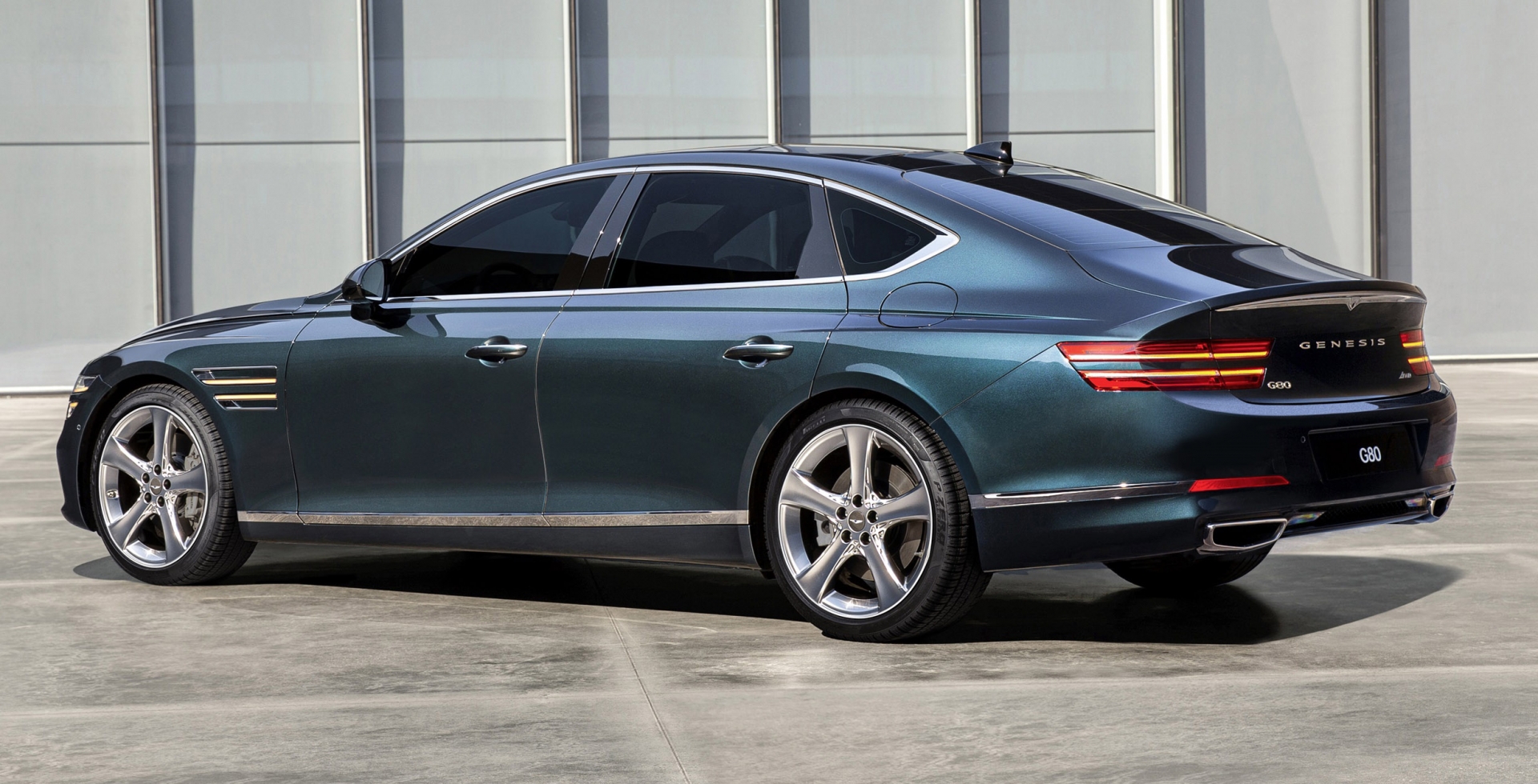 can canh genesis g80 2021 vua duoc ra mat