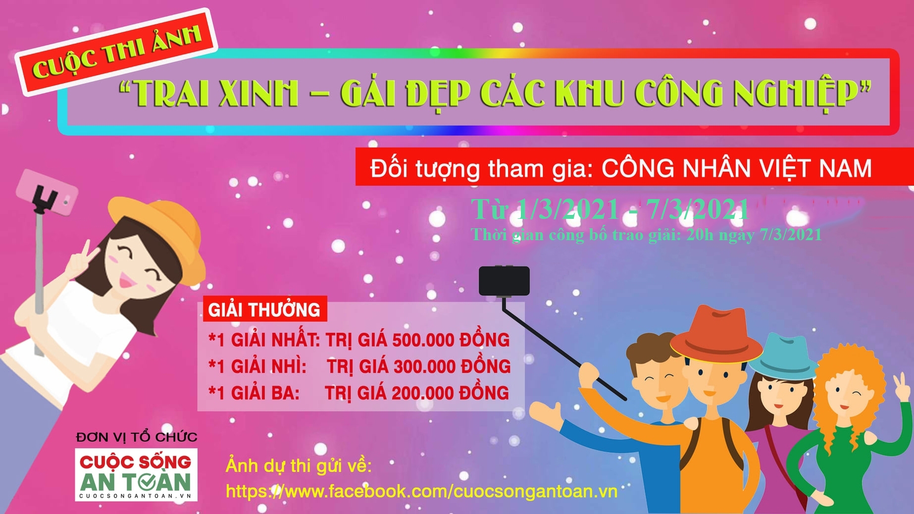 Cập nhật cuộc thi ảnh “Trai xinh – Gái đẹp các khu công nghiệp” tuần 3 năm 2021 Cập nhật cuộc thi ảnh “Trai xinh – Gái đẹp các khu công nghiệp” tuần 3 năm 2021