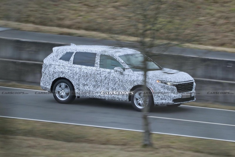 Honda CR-V 2023 lần đầu tiên lộ diện với kích thước lớn Honda CR-V 2023 lần đầu tiên lộ diện với kích thước lớn