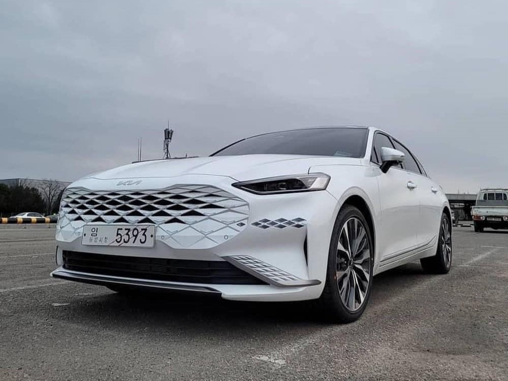 Hình thực tế Kia K8 mới ra mắt tại Hàn Quốc