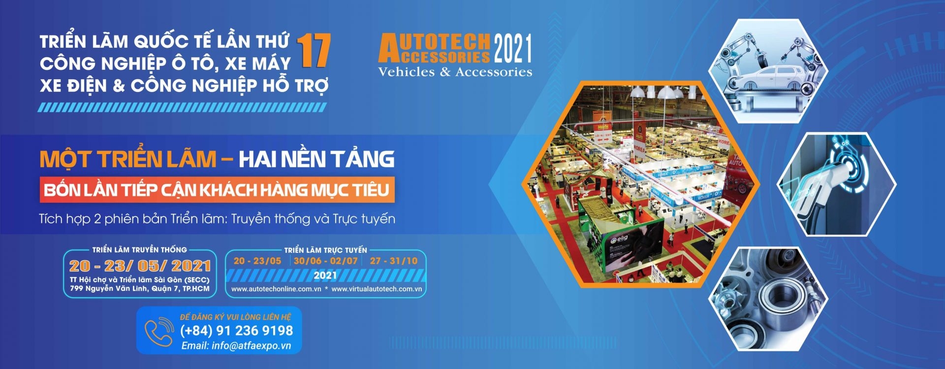 Autotech & Accessories 2021: Một triển lãm - hai nền tảng