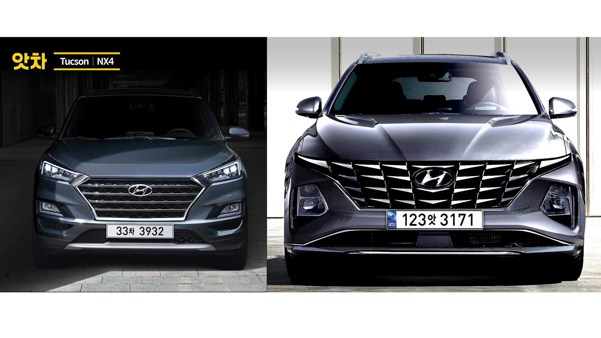 Hyundai Tucson 2021 lộ ảnh ngoại thất mê hoặc hyundai tucson 2021 lo anh ngoai that me hoac