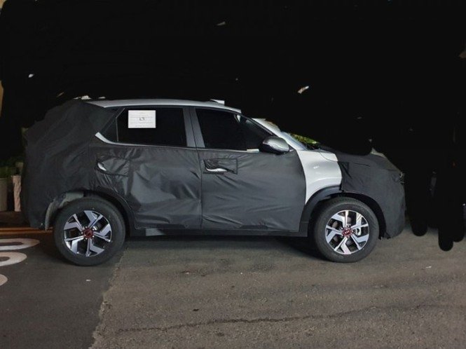 crossover nho gia re kia sonet lo anh chay thu moi