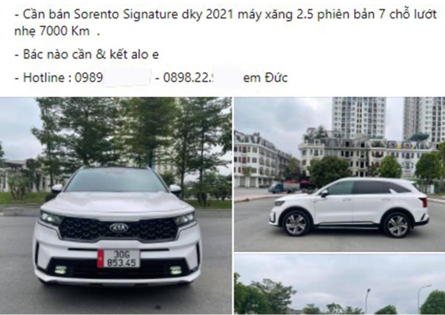 Nhiều chủ xe đồng loạt rao bán Kia Sorento 2021 lướt