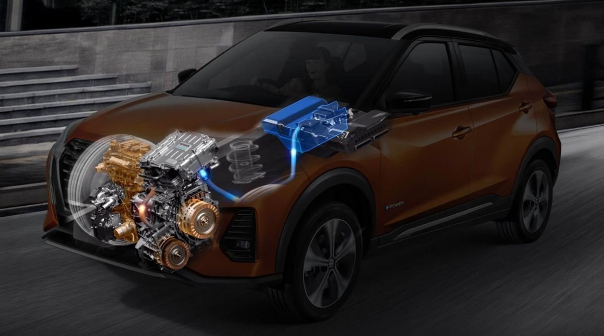 Nissan Kicks 2020 tự sạc pin bằng động cơ đốt trong nissan kicks 2020 tu sac pin bang dong co dot trong
