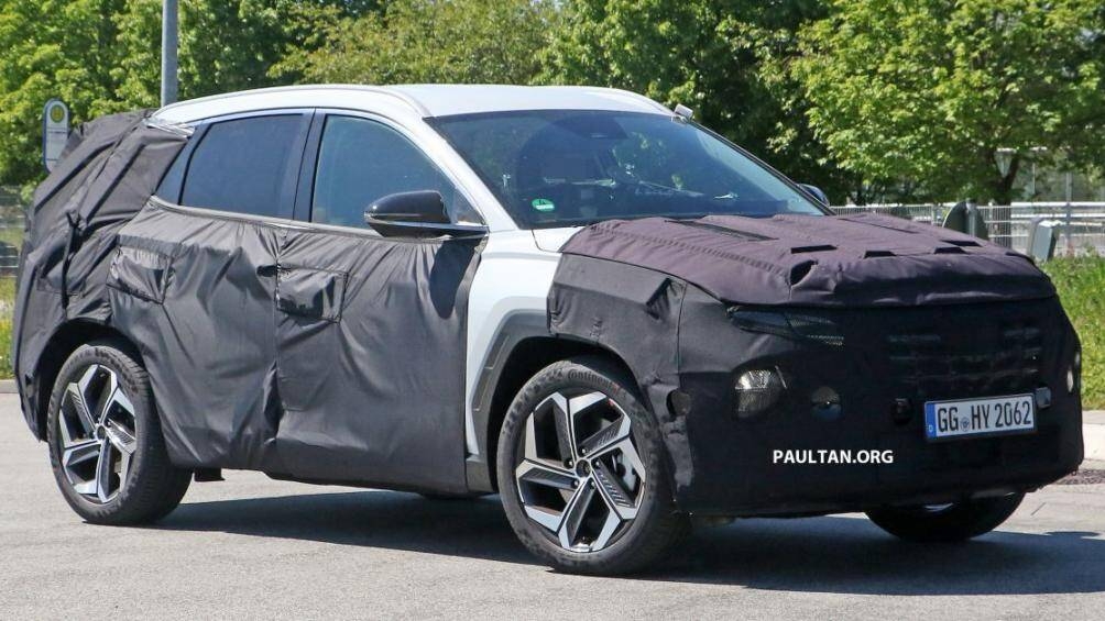 hyundai tucson 2021 bi phat hien chay thu o chau au