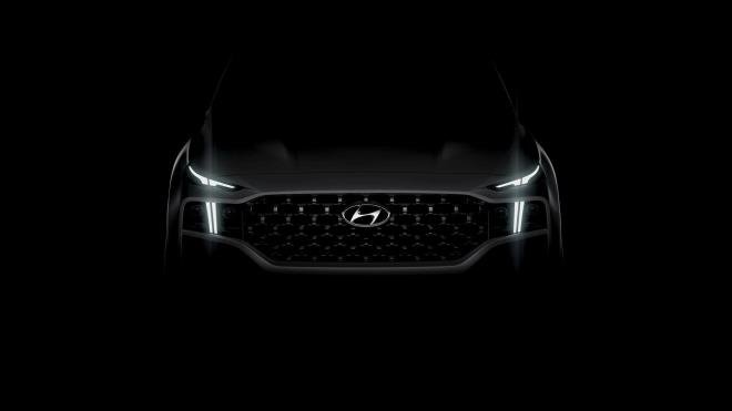 Hyundai SantaFe hé lộ hình ảnh đầu tiên với thiết kế đầy mê hoặc hyundai santafe he lo hinh anh dau tien voi thiet ke day me hoac