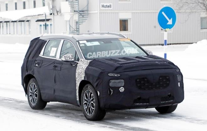 Hyundai SantaFe hé lộ hình ảnh đầu tiên với thiết kế đầy mê hoặc hyundai santafe he lo hinh anh dau tien voi thiet ke day me hoac