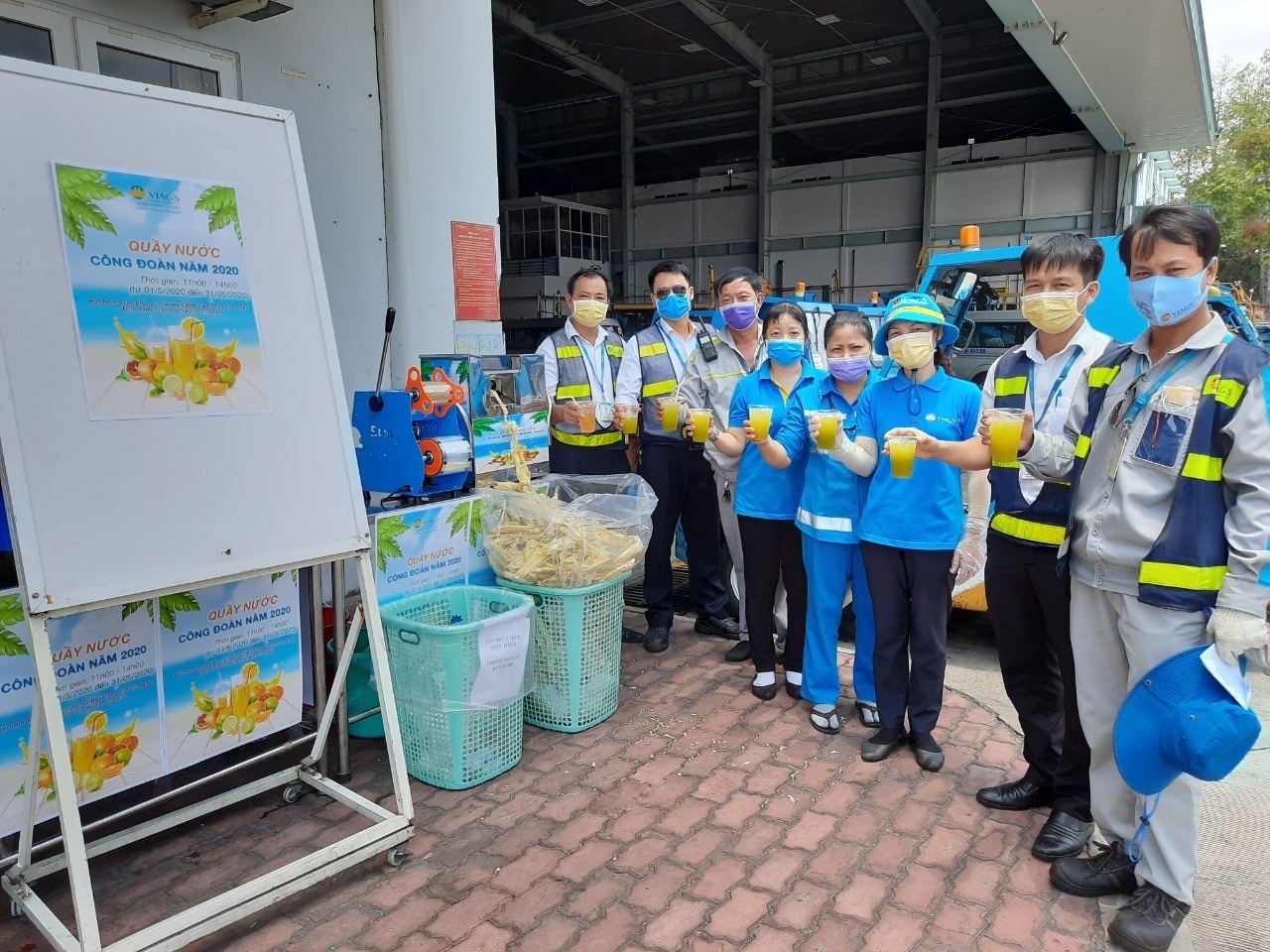 cong doan dong vien nguoi lao dong lam viec trong dieu kien nang nong khac nghiet