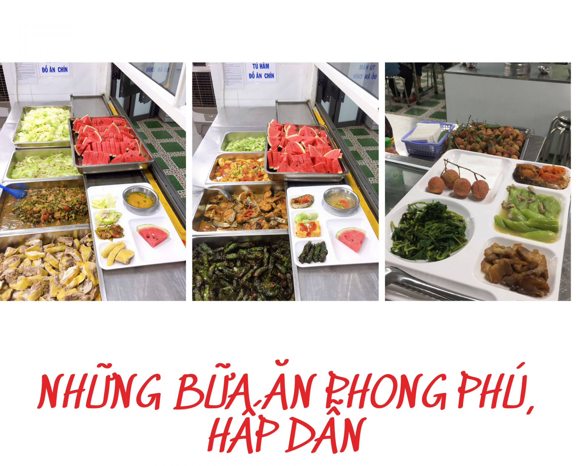 Những bữa ăn ca đặc biệt của công nhân trong nhà máy “3 tại chỗ”