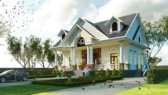 suc hut kho cuong cua nhung mau biet thu co chi phi xay dung duoi 600 trieu dong