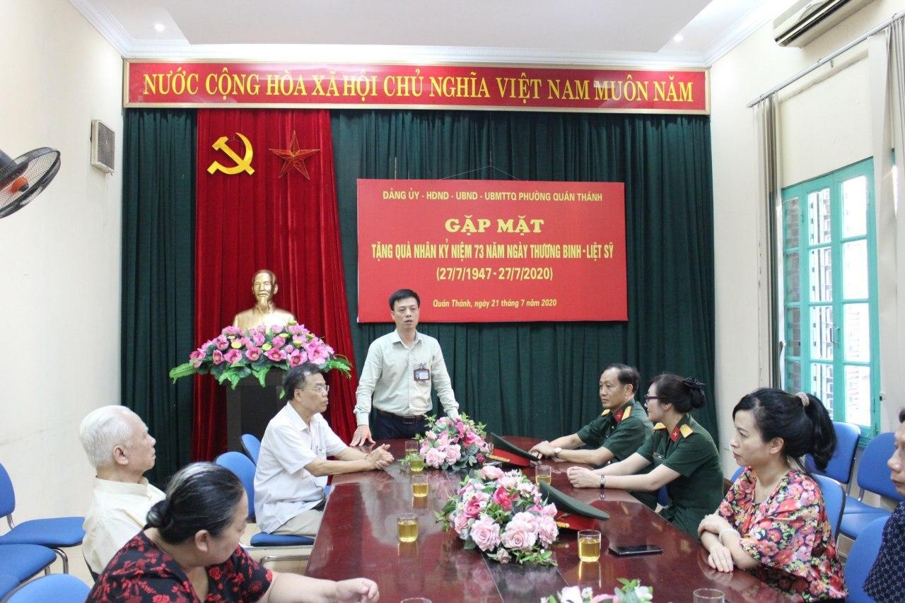 Chia sẻ, động viên các gia đình chính sách dịp kỷ niệm ngày Thương binh - Liệt sĩ chia se dong vien cac gia dinh chinh sach dip ky niem ngay thuong binh liet si