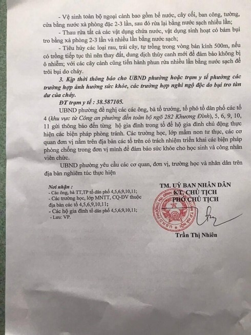 Vụ cháy công ty Rạng Đông: Người dân lo lắng từ cảnh báo nguy cơ nhiễm độc hóa chất sau vu chay cong ty rang dong nguoi dan lo so ngo doc hoa chat