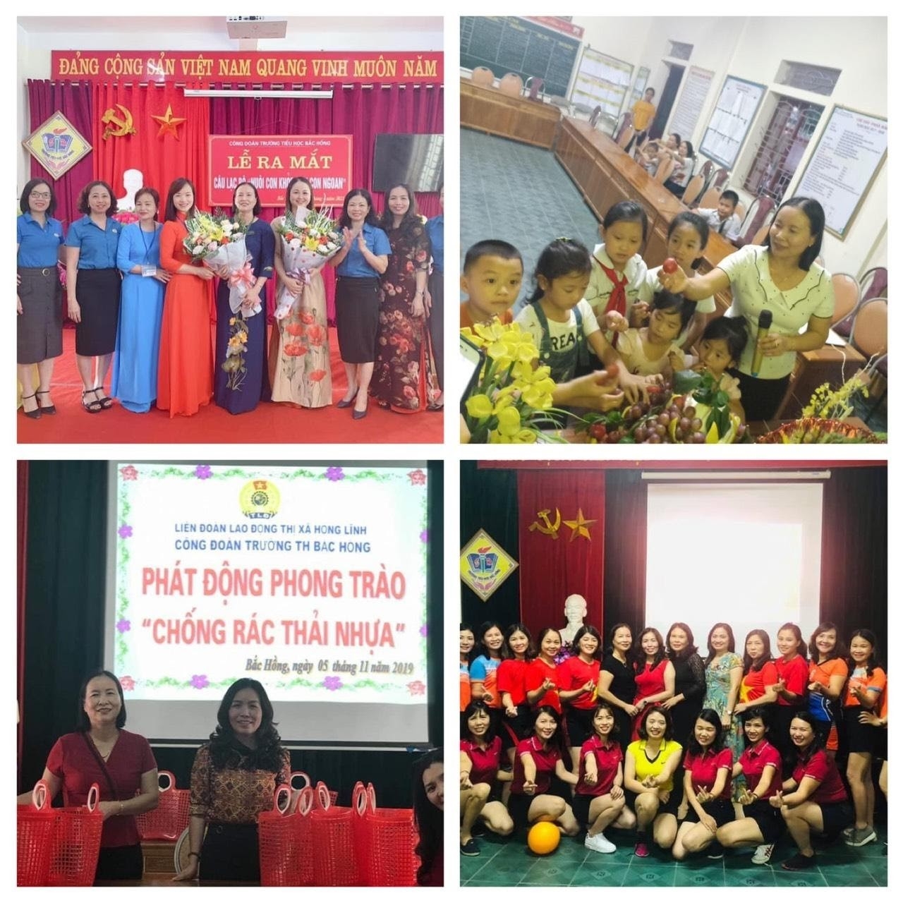 Nữ Chủ tịch công đoàn thân thiện - tấm gương sáng của Trường Tiểu học Bắc Hồng