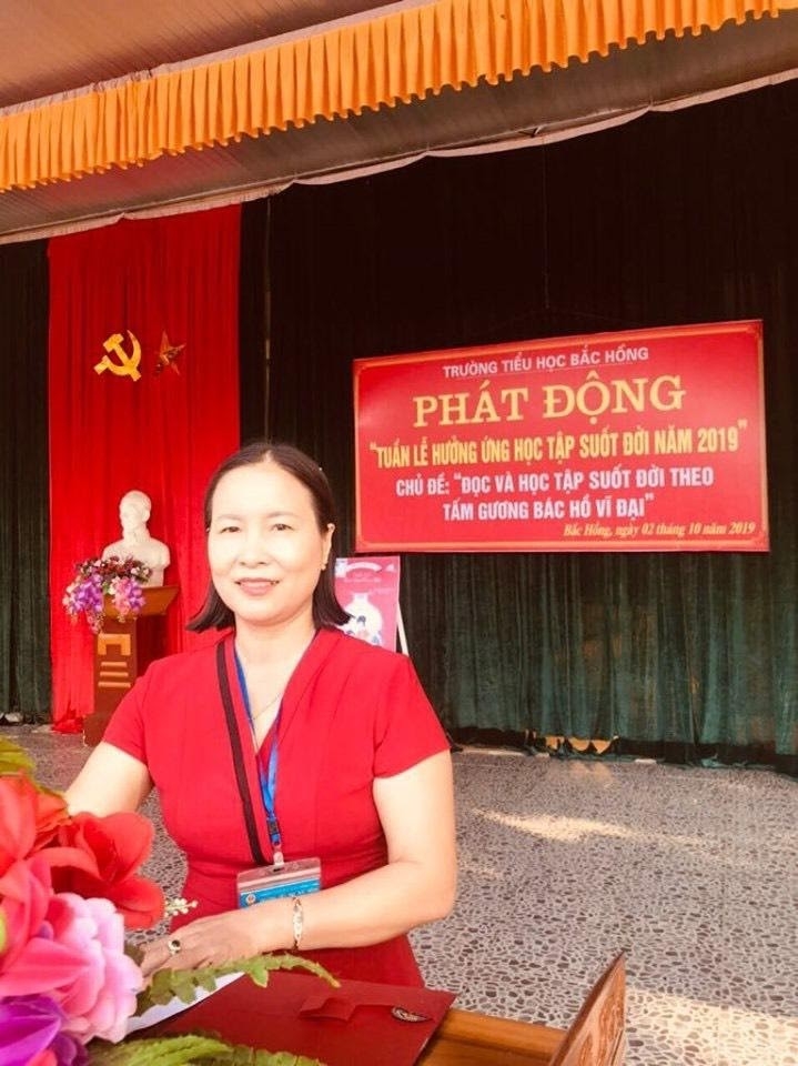 Nữ Chủ tịch công đoàn thân thiện - tấm gương sáng của Trường Tiểu học Bắc Hồng