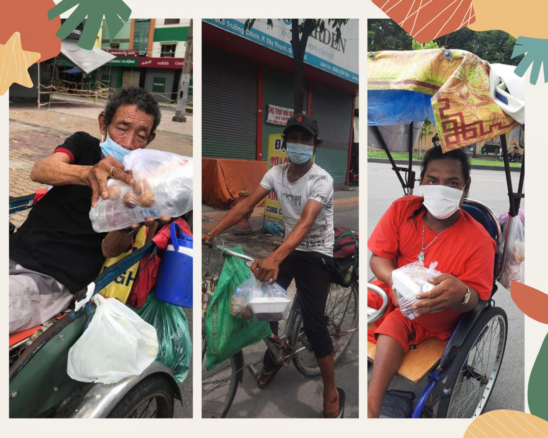 Hàng trăm suất cơm nghĩa tình của nhóm công nhân trao gửi bà con vùng dịch