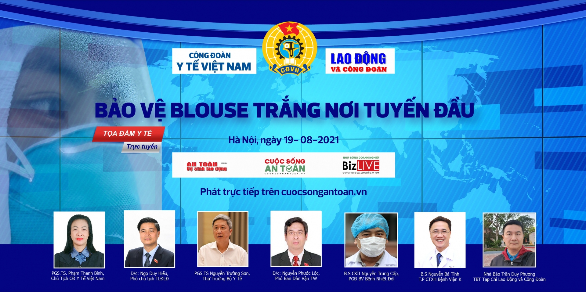 Sắp diễn ra tọa đàm “Bảo vệ chiến sĩ áo trắng nơi tuyến đầu chống dịch Covid-19”