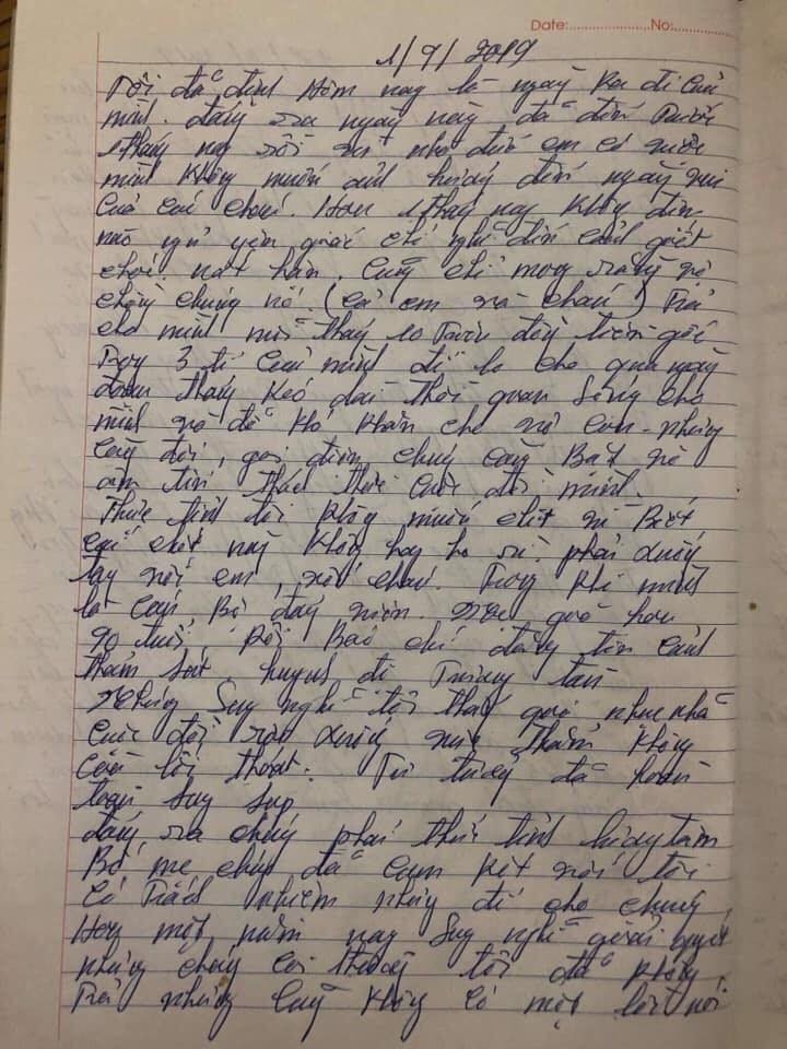 Thảm án cả nhà em gái ở Thái Nguyên: Đằng sau bức tâm thư cùng quẫn của nghi can tham an ca nha em gai o thai nguyen dang sau buc tam thu cung quan cua nghi can