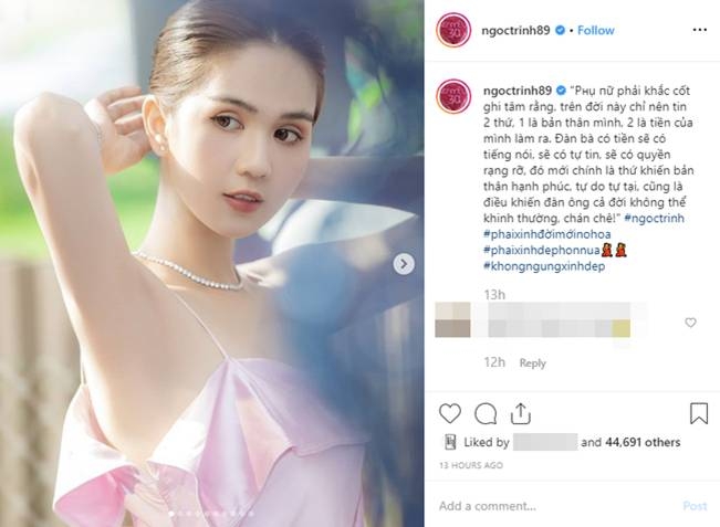 Ngọc Trinh nói về tiền và cô gái nhỏ xách nước chung cư