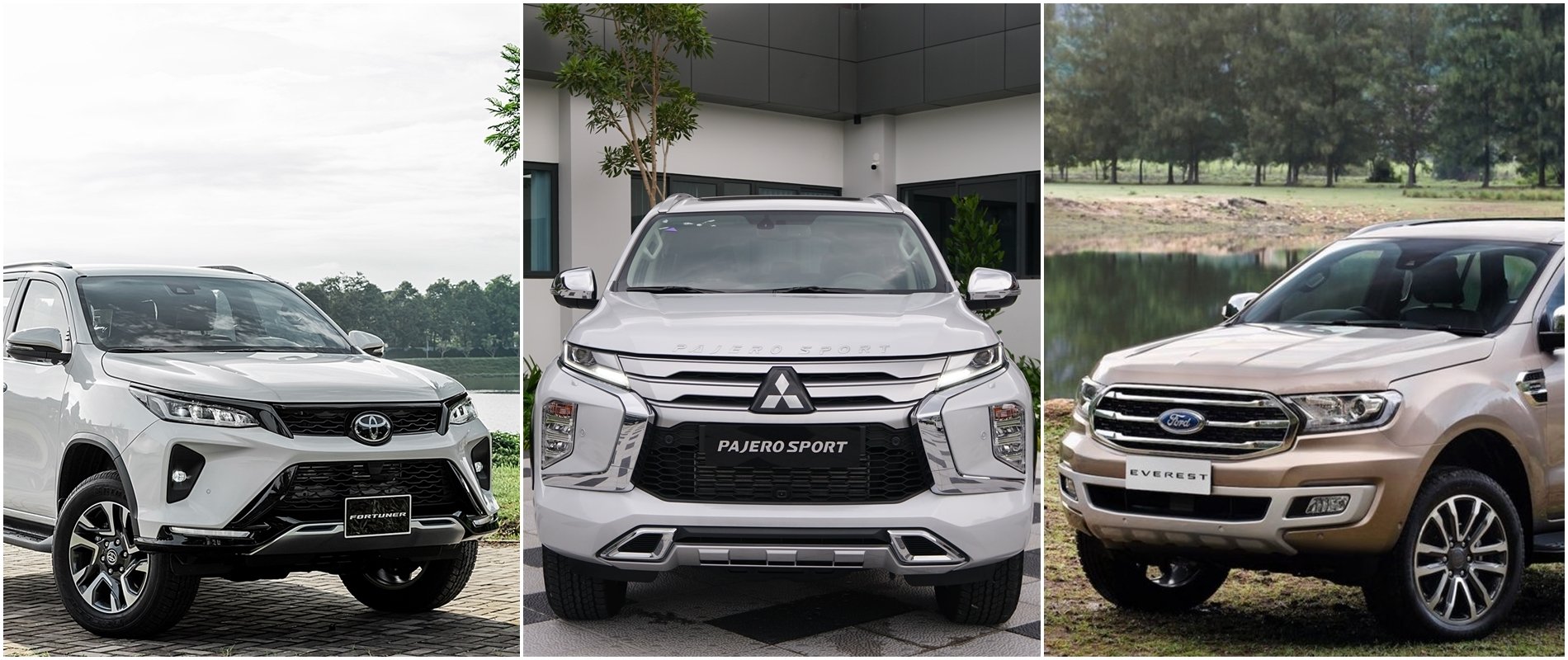 So sánh bộ ba SUV 7 chỗ "kỳ phùng dịch thủ" tại Việt Nam so sanh bo ba suv 7 cho ky phung dich thu tai viet nam