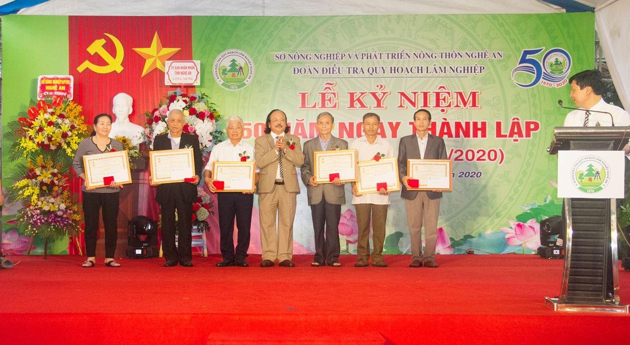 Đoàn Điều tra Quy hoạch Lâm nghiệp tỉnh Nghệ An kỷ niệm 50 năm thành lập Đoàn Điều tra Quy hoạch Lâm nghiệp tỉnh Nghệ An kỷ niệm 50 năm thành lập