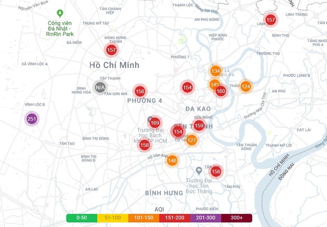 AirVisual xếp Thành phố Hồ Chí Minh trong top thành phố ô nhiễm sáng 14/11 airvisual xep thanh pho ho chi minh trong top thanh pho o nhiem sang 1411
