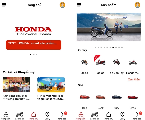 Ứng dụng My Honda+ của Honda Việt Nam chính thức hoạt động ung dung my honda cua honda viet nam chinh thuc hoat dong