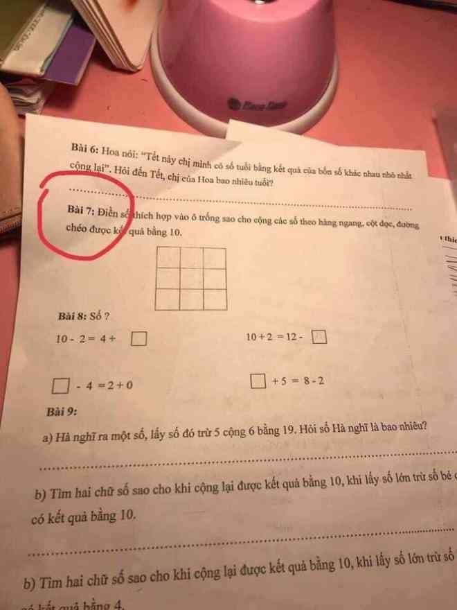 Bài toán lớp 1 này có gì đặc biệt mà khiến nhiều người không tìm được đáp án?