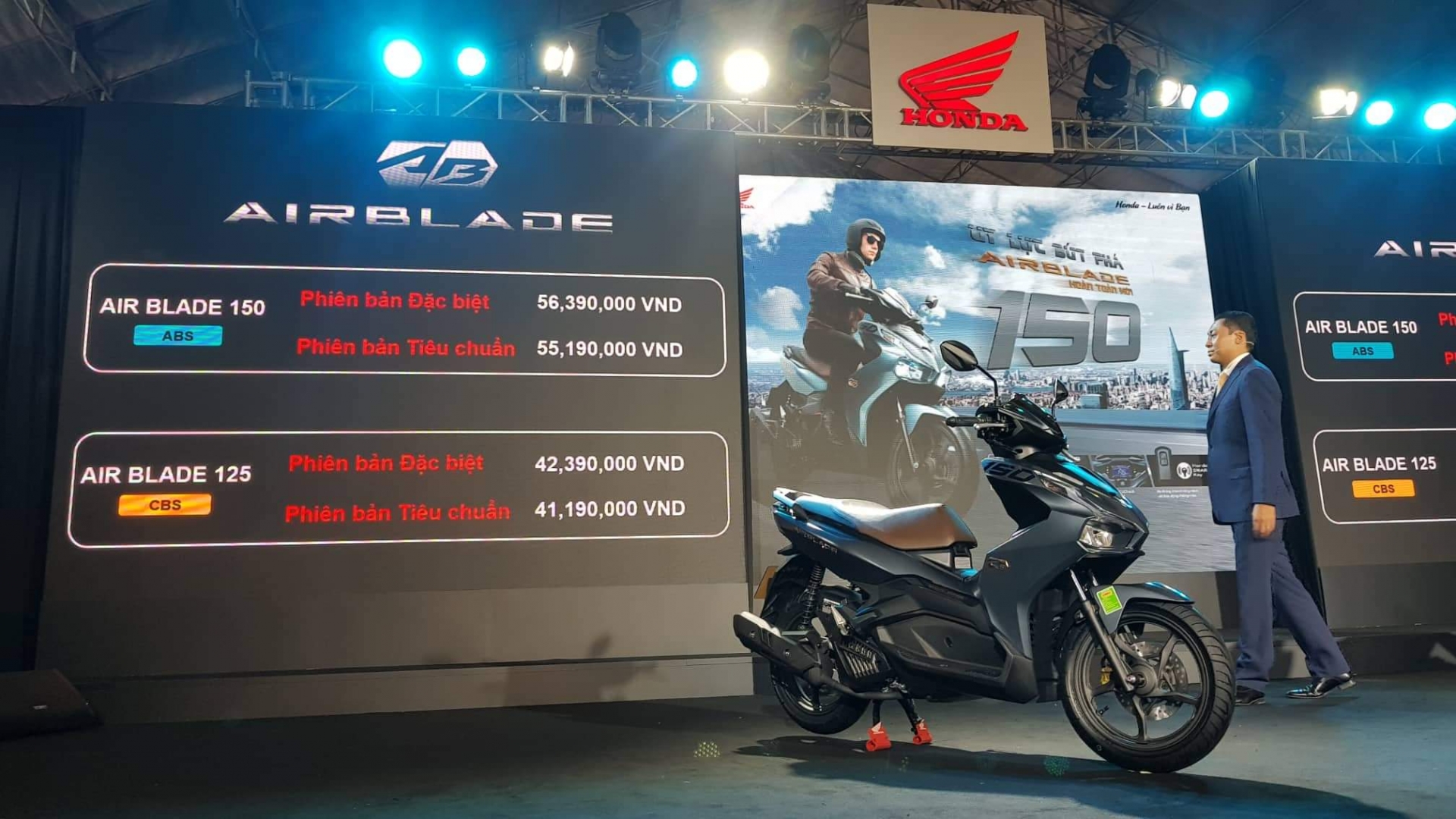 Ra mắt Honda Airblade 150 ra mat honda airblade 150