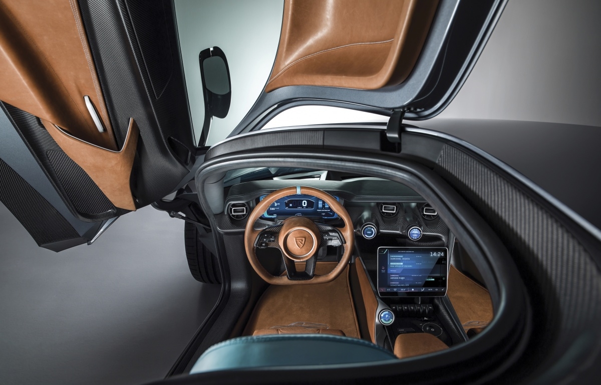 sieu xe dien rimac c two se duoc gioi thieu vao nam sau