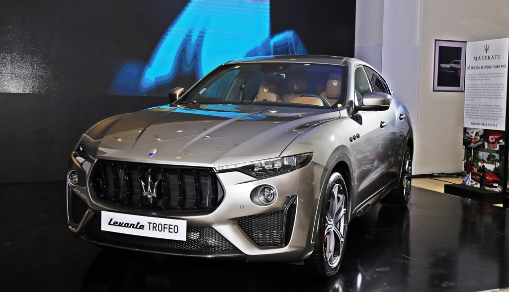 Maserati Levante Trofeo phiên bản mạnh nhất ra mắt tại Sài Gòn maserati levante trofeo phien ban manh nhat ra mat tai sai gon
