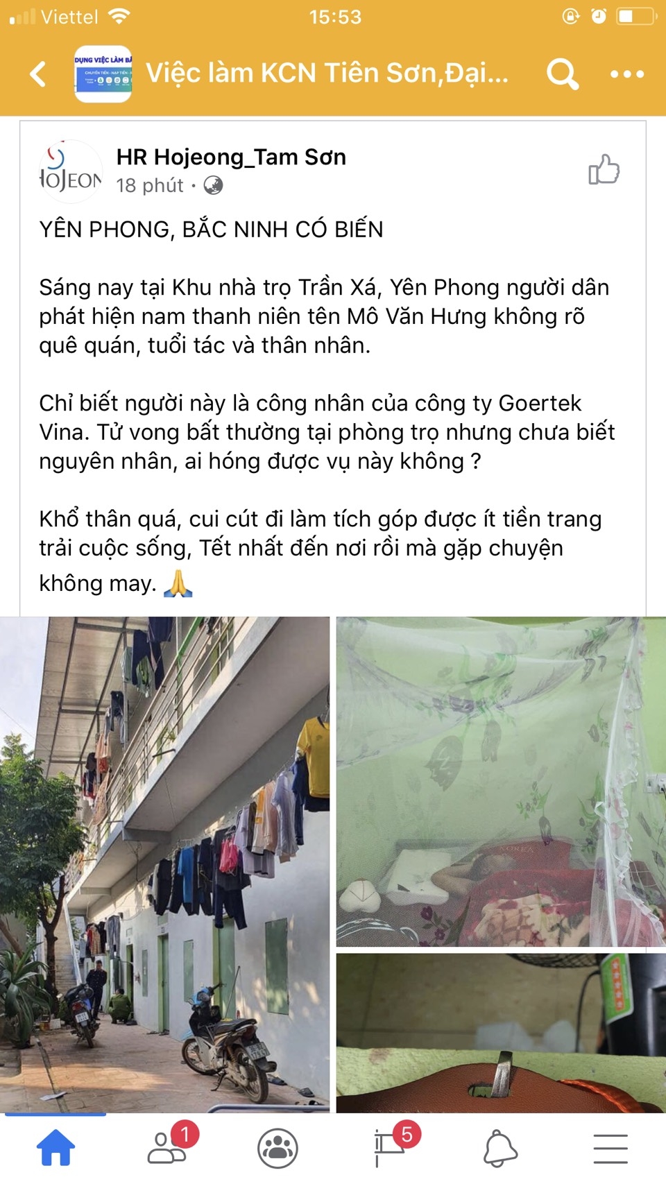 vi sao cong nhan tu vong bat thuong tai phong tro