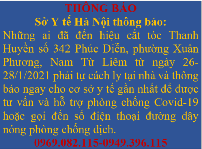 Covid-19: Cập nhật thông tin mới nhất ngày 01/02/2021