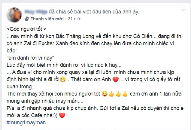 Suy ngẫm về câu chuyện tình người: "Em đánh rơi ví này" suy ngam ve cau chuyen duom tinh nguoi trong cuoc song hien dai