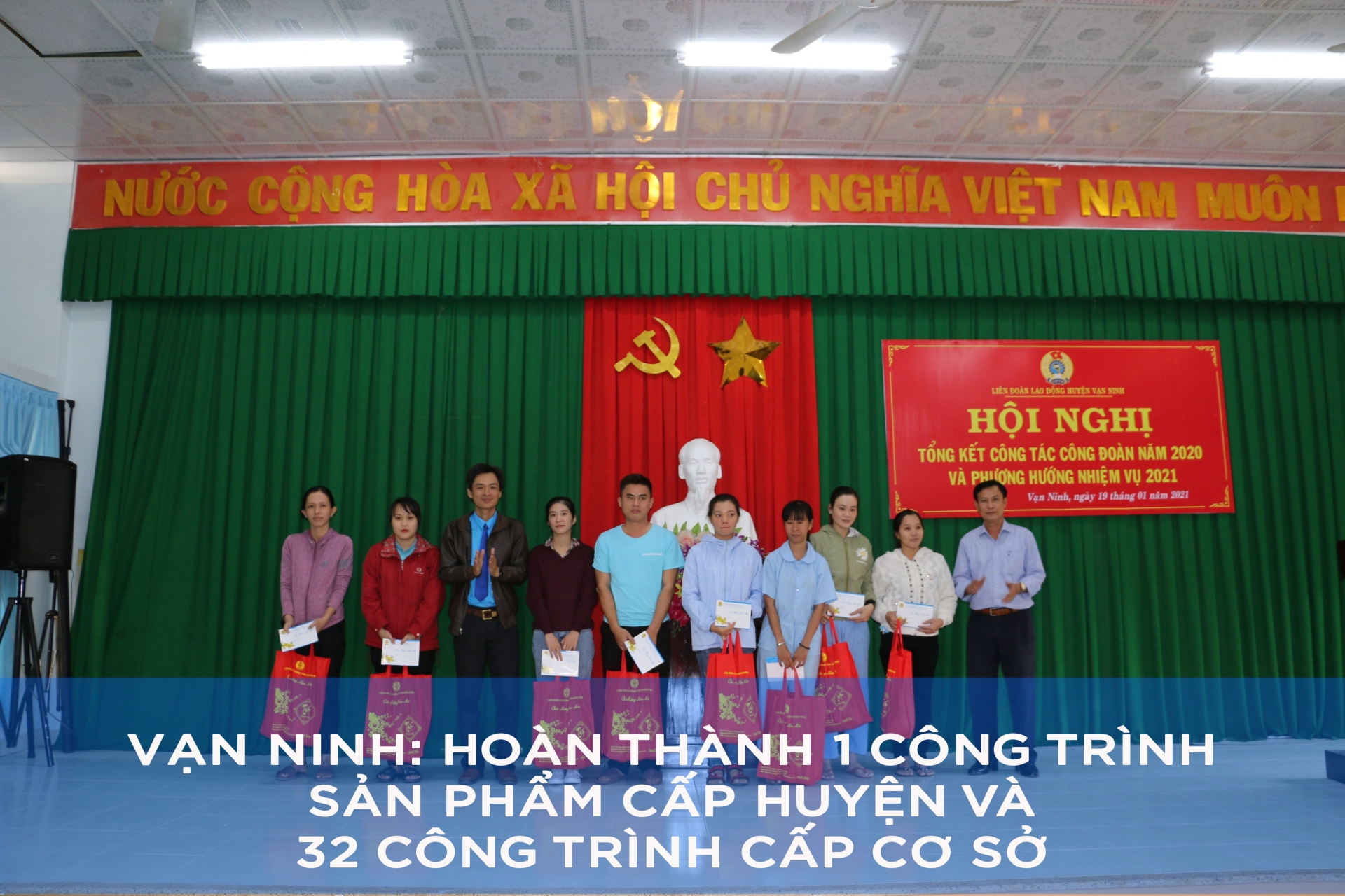 Vạn Ninh: Hoàn thành 1 công trình sản phẩm cấp huyện và 32 công trình cấp cơ sở Vạn Ninh: Hoàn thành 1 công trình sản phẩm cấp huyện và 32 công trình cấp cơ sở