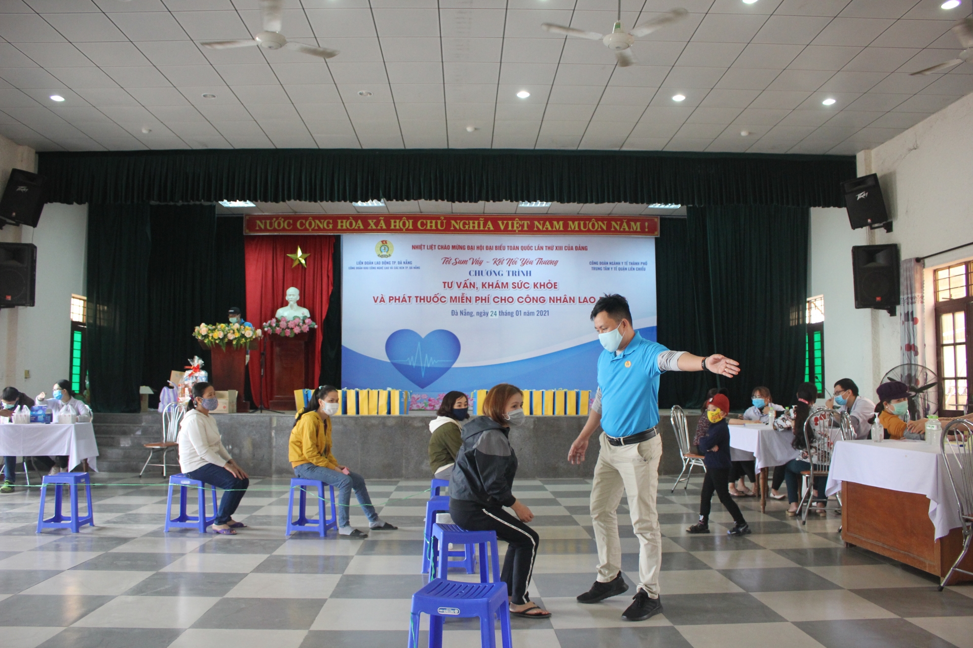 Công đoàn Khu CNC và các KCN Đà Nẵng chăm lo sức khỏe cho người lao động dịp Tết Công đoàn Khu CNC và các KCN Đà Nẵng chăm lo sức khỏe cho người lao động dịp Tết