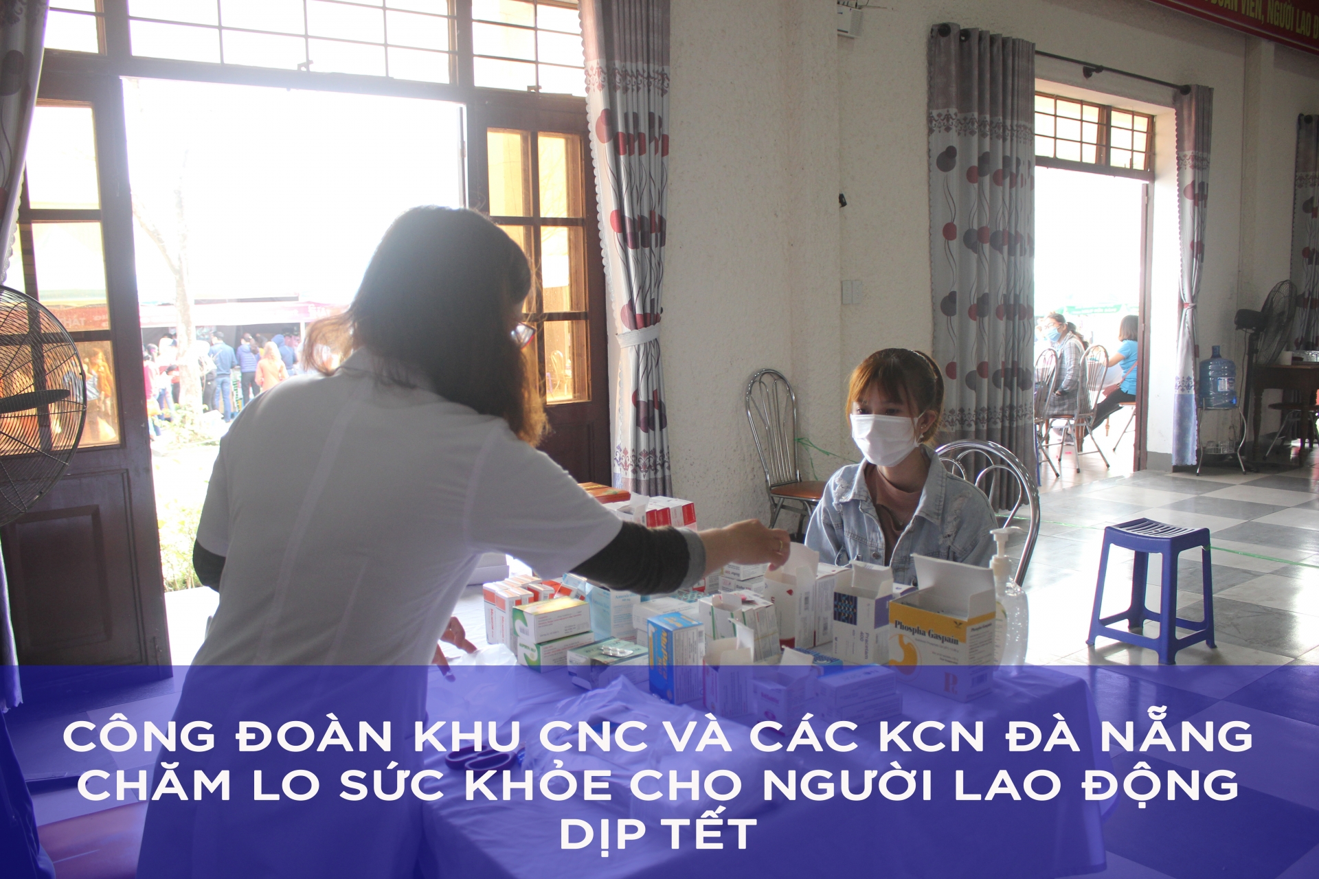 Công đoàn Khu CNC và các KCN Đà Nẵng chăm lo sức khỏe cho người lao động dịp Tết Công đoàn Khu CNC và các KCN Đà Nẵng chăm lo sức khỏe cho người lao động dịp Tết